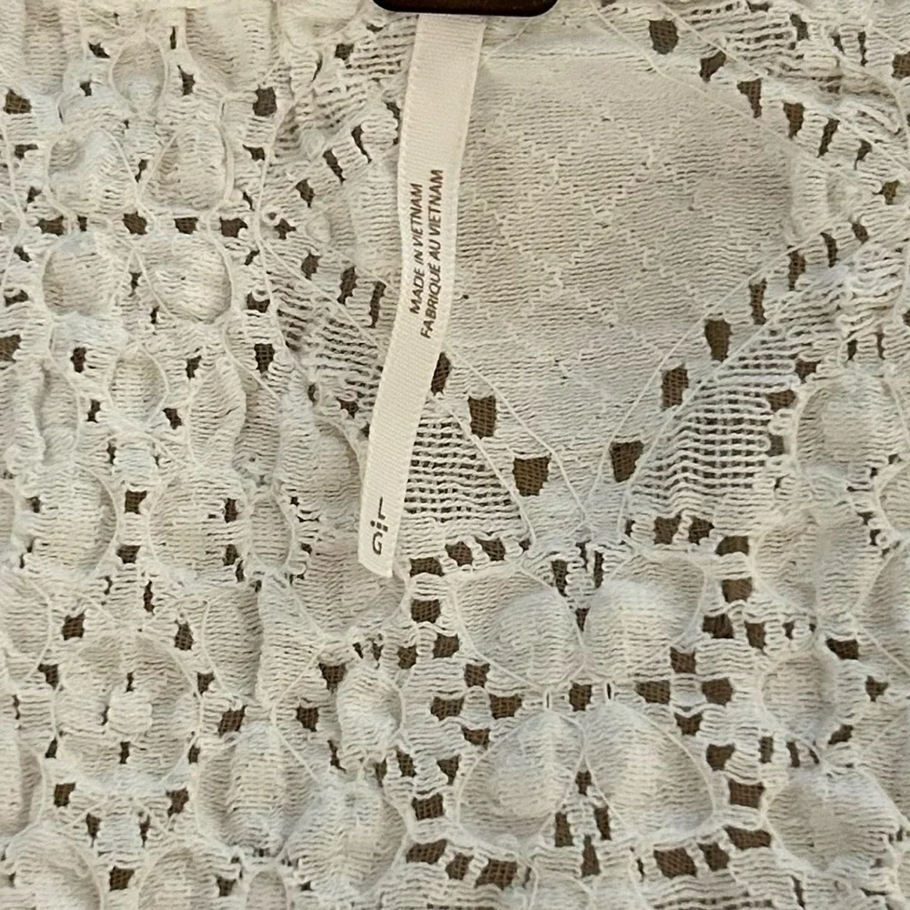 Free People corset, smocked top size large - Picture 5 of 10